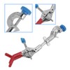 Lab Clamp 3 Prong,Adjustable Test Tube Flasks Clamp,Finger Swivel Style