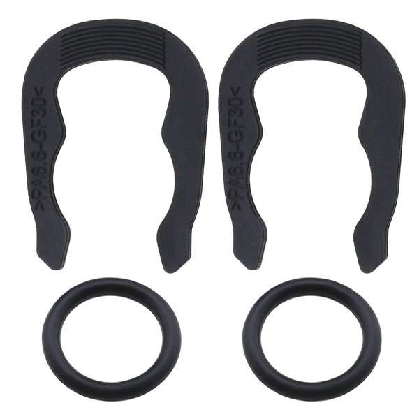 ECSiNG 2PCS U-Clips & 2PCS O-Rings for Coolant Temperature Sensor