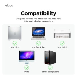 elago FireWire 400 to 800 Adapter (White) for Mac Pro, MacBook Pro, Mac Mini,