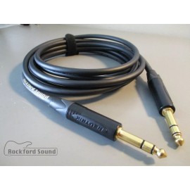 Mogami W2549 Neglex | 3 FT | Gold TRS to TRS Balanced Patch Cable