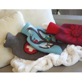 Hugo Frosch Wärmflasche Klassik 1,8 l mit Filzbezug Kreuz