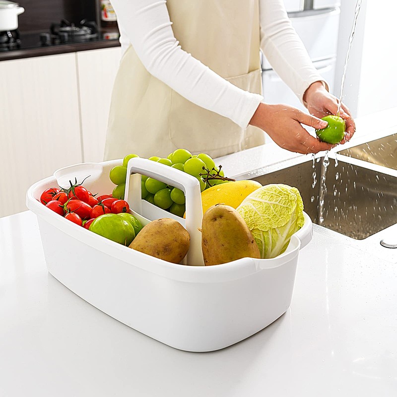 Goderewild Goderewild Multi-Purpose Plastic Cleaning Caddy with Handle, Shower Caddy