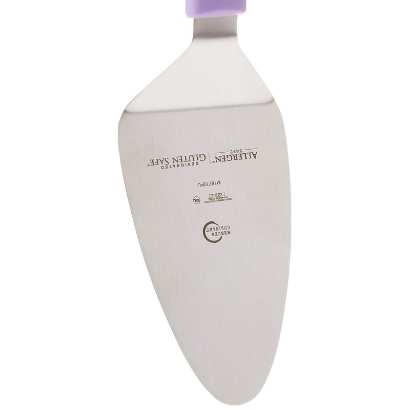 Mercer Culinary Millennia Pie Server/Spatula with Purple Handle, 5 Inch