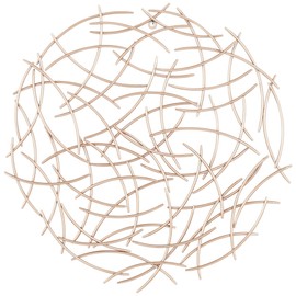 Dahlia Studios Sena 26" x 26" Copper Finish Modern Metal Wall Art