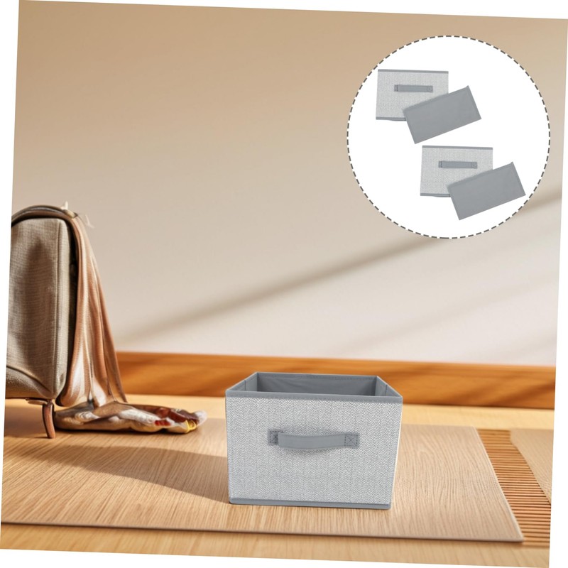 ULTECHNOVO 2pcs Fabric Cube Storage Bins for Closet Organization Capacity