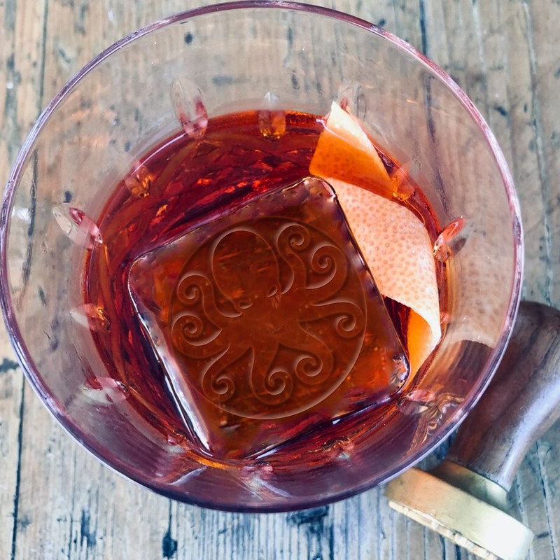 craspire Ice Cube Tray Octopus Ice Stamp Ice Drink Making