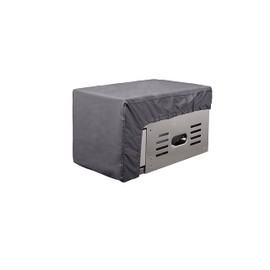 Covermates Side Burner Cover - Water Resistant Polyester, Drawcord Hem, Double Stitched Seams, Grill and Heater Covers, 13.5W x 23D x 12H, Charcoal