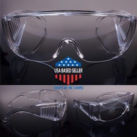 proSPORT 20 Safety Protective Lab Glasses for Eye Protection Chemistry Laboratory Goggles Cover Over Splash Resistant…