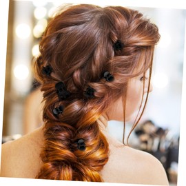 Mikinona 24pcs Mini Flower Hair Clips for Women Girls Decorative Claw Clips for Thick Hair for Curly Straight Styles