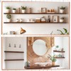 Sliner 8 Pcs 16'' Floating Shelves for Wall with Invisible