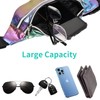 Pinsheng Holographic Waist Bag, Waterproof Reflective PVC Belt Bag, Holographic