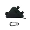 MUEEAD 1 Bicycle Triangle Bag with 1 Mountaineering Buckle, Waterproof