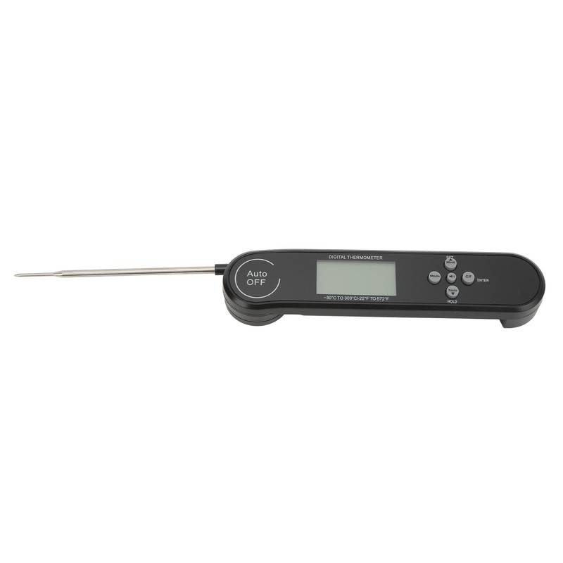 Digital Multifunction Food Thermometer Folding 180° Rotation Probe 22℉572℉ 30℃300℃