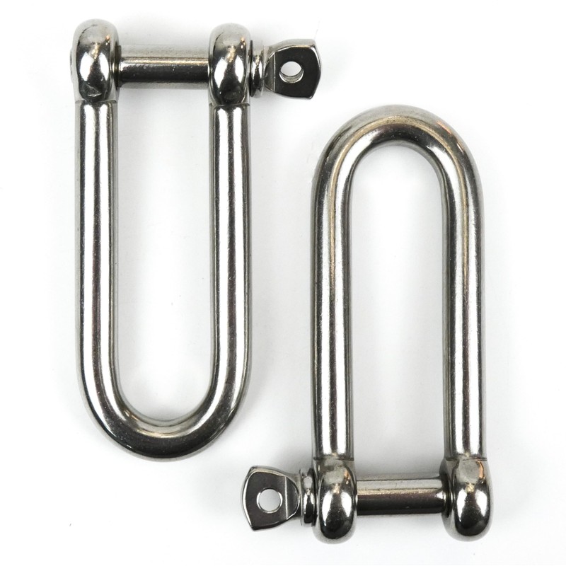 DAUMLINK Grillo rotondo lungo 10 mm, Acciaio inox A4 (AISI