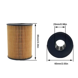 3 Pack Oil Filter Compatiable With Hyundai Tucson Sonata Santa Kia Sorento K5 2.5L 2020-2023 Engine Replace #263502S000 26350-2S000 21513-23001