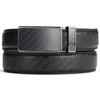 Marino Men’s Genuine Leather Ratchet Dress Belt With Automatic Buckle,