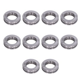 10PCS Plane Thrust Ball Bearings High Accuracy Detachable Miniature Axial Metal Bearing Kit51105