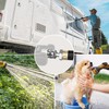 RV Camper Shower Faucet Valve with Exterior Quick Connect Shower