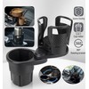 4-in-1 Car Cup Holder Expander – Adjustable Dual Cup Holder