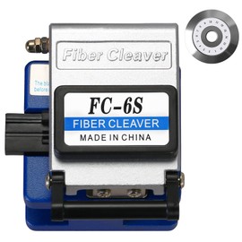 BAOSHLA 6S Optical Fiber Cleaver High precision stripping tool Fiber optic cable cutter Automatic tool return 16 cutting points 48000 times Cold joining Fiber cutting knife with 1pcs spare blade