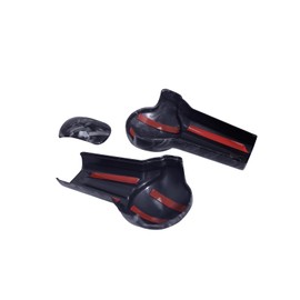 Naisec Gear Shift Knob Cover Trim Compatible for Ford Mustang Accessories 2015 2016 2017 2018 2019 2020 2021 2022 (Forged Carbon Fiber)