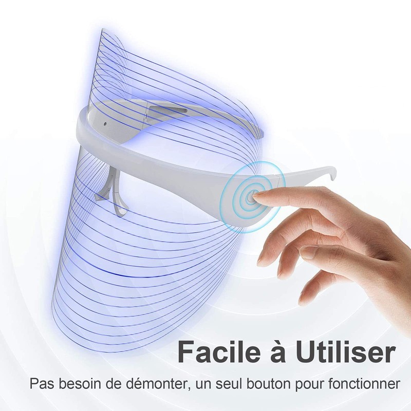 LED Face Mask with Touch Button, LED Face Mask with