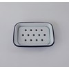 Falcon Traditional Enamel Soap Dish, White, 130 x 90 x