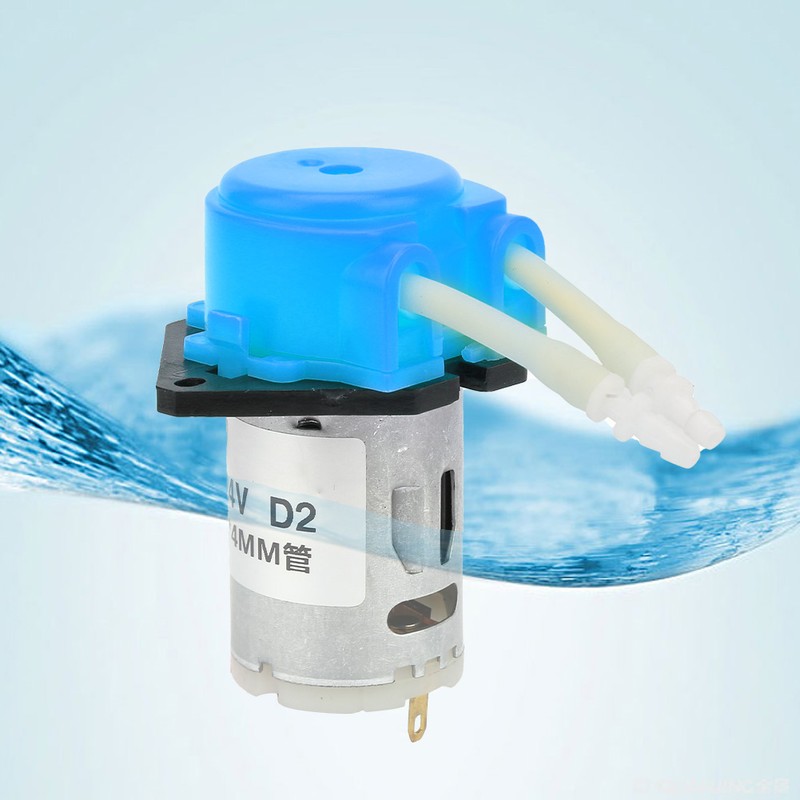 D-2 2*4mm DC 24V DIY Peristaltic Liquid Pump Dosing Pump