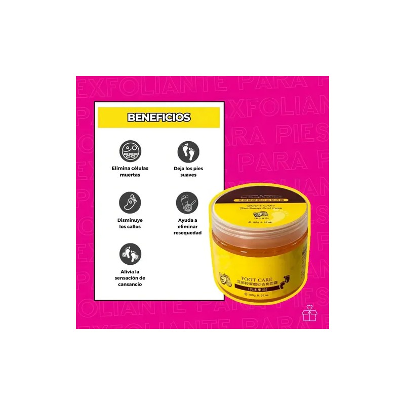 Exfoliante Pies Callos Resequedad Suavidad Repara