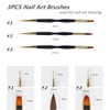 FULINJOY Nail Dotting Tools 8 Pcs Kit - 5PCS Nail