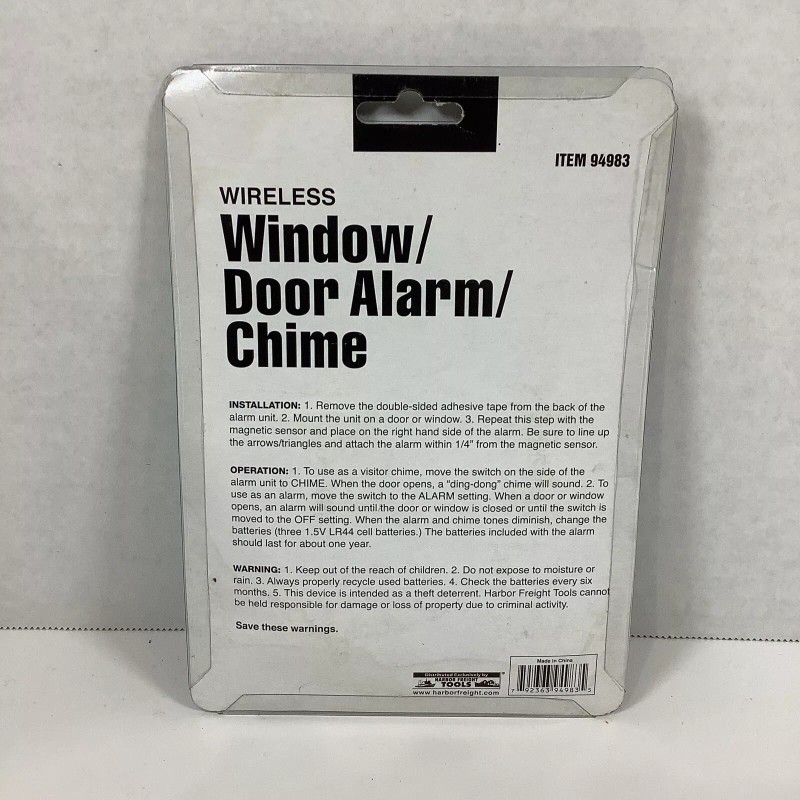 Bunker Hill Security 94983 2 Packs Door Window Entry Alarm