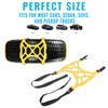VaygWay Car Snow Tire Anti-Slip Chains - All Season Black