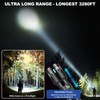 Esgreen Rechargeable Flashlights High Lumens 2000 Single 2 Modes, Super
