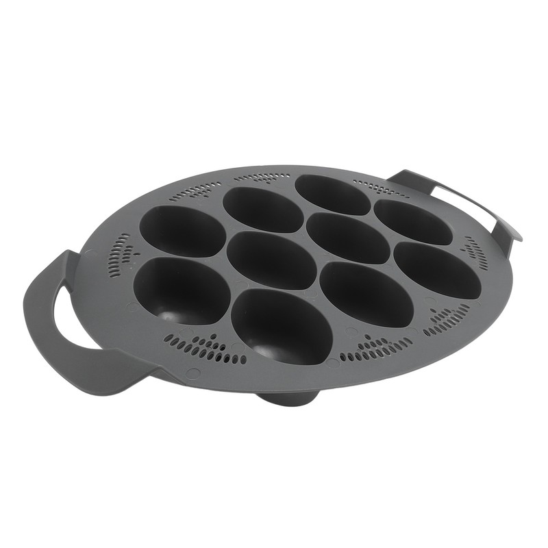 10 Holes Egg Poacher Insert Easy Release Portable Multifunctional Egg