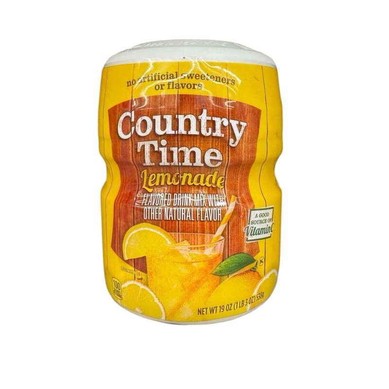 Country Time Lemonade Naturally Flavored Powdered Drink Mix, 19 oz.