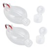 QANYEGN 2Set 50Ml Travel Bottle, Flip-top Plastic Liquid Bottle, Refillable