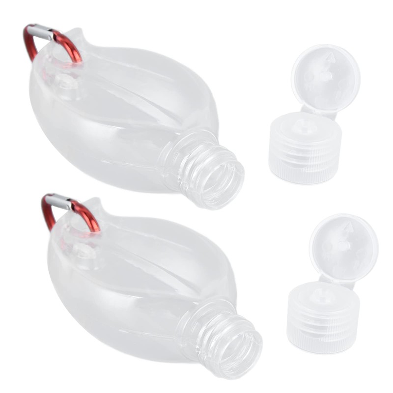 QANYEGN 2Set 50Ml Travel Bottle, Flip-top Plastic Liquid Bottle, Refillable