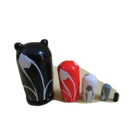 Traditional Cats Russian Traditional Nesting Doll/Handmade-