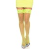 LEG AVENUE Women's Stay Up Tights, neon yellow