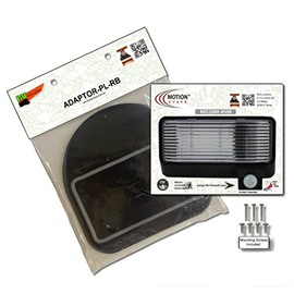 MOTION-GUARD, MG1000-450B-RB, RV LED Motion Security light, 12 Volt, Exterior Motion Sensor, Bright LED Porch Utility Flood Light, Battery Monitoring Sensor, Adjustable Sensitivity and EMI Suppression