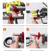 VEADONS Depósito de Polvo y Anillo de Sellado Compatible con