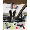 Charchendo Car Sun Visor Short Metal Arm Phone/GoPro Mount 4-7"
