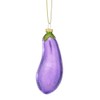 Sass & Belle Fun Food Aubergine Shaped Bauble Purple