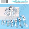 Cimeton 20Pcs 1 Inch One Hole Pipe Strap Single Hole