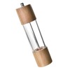 Manual Pepper Grinder Multifunctional Efficient Grinding Oak Patchwork Acrylic Pepper