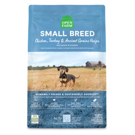 Open Farm Ancient Grains Dry Dog Food, Humanely Raised Meat Recipe with Wholesome Grains and No Artificial Flavors or Preservatives (Small Breed, 11 Pound (Pack of 1))