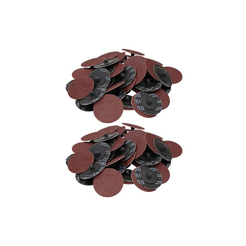 80 Grit 50mm Coarse Quick Change Sanding Discs Rust Removal