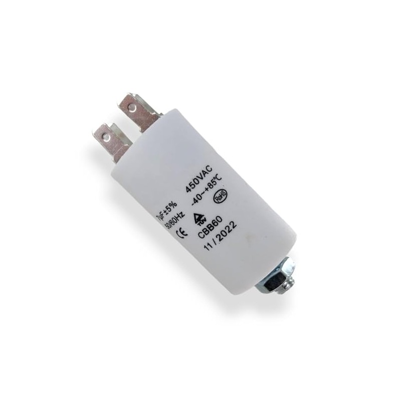 DEKAROX Universal Capacitor 7µF 450 V Diameter 30 x 57