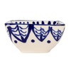 Creative Co-Op Small Stoneware Dish with Lemon Design in Four