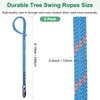 M METERXITY 2-Pack Tree Swing Ropes 2.5m/8.1ft, Hammock Tree Swing